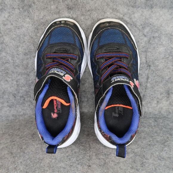 Skechers Shoes Boys 11 Light Up Sneakers S Sport Trainers Active Casual Toddler - Picture 9 of 14